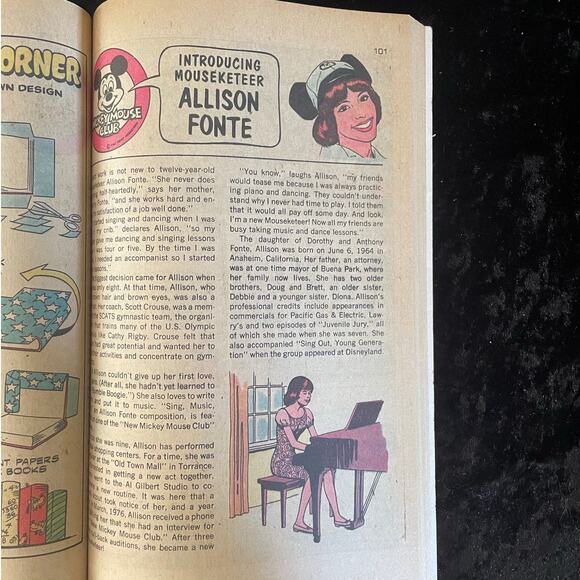 The New Mickey Mouse Club Fun Book | 1977 | Vintage Disney Fan Booklet - Picture 7 of 15